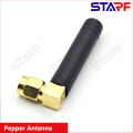 STA 2DBI 433MHZ 868MHZ GSM WIFI 5.8GHZ SMA right angle Rubber Duck antenna